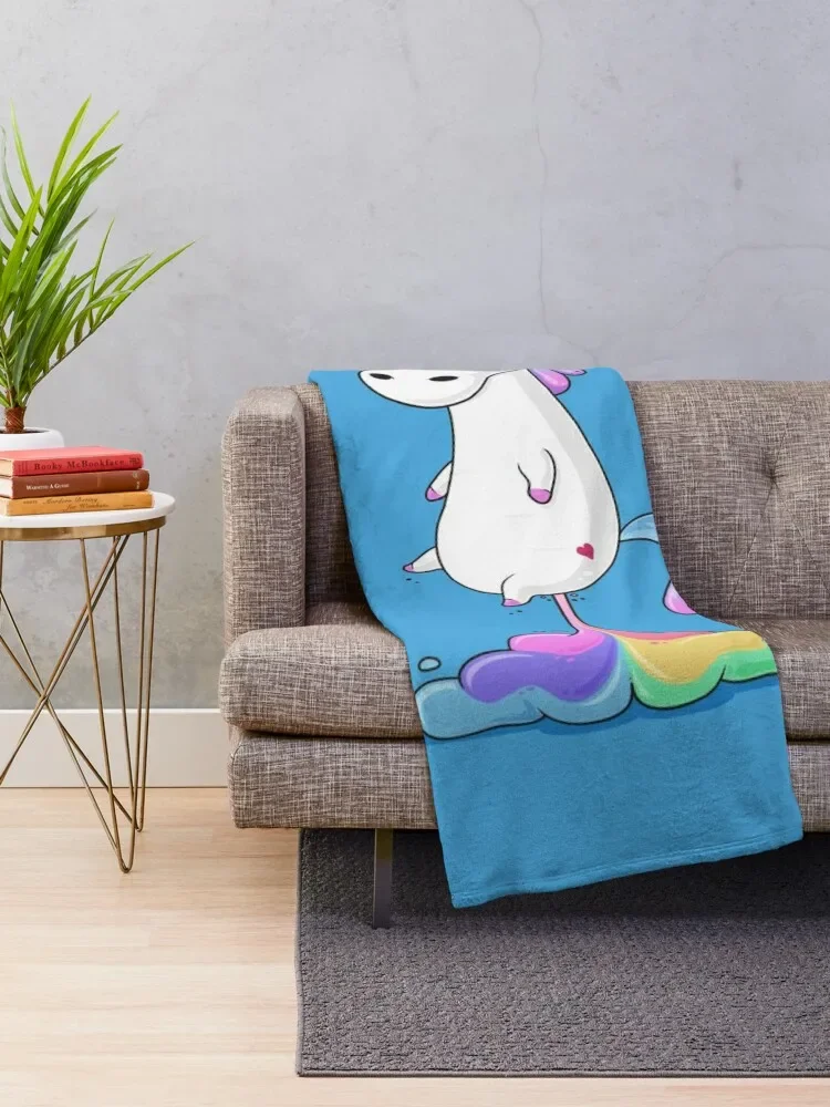 Unicorn Fart Throw Blanket For Baby Bed covers Blankets