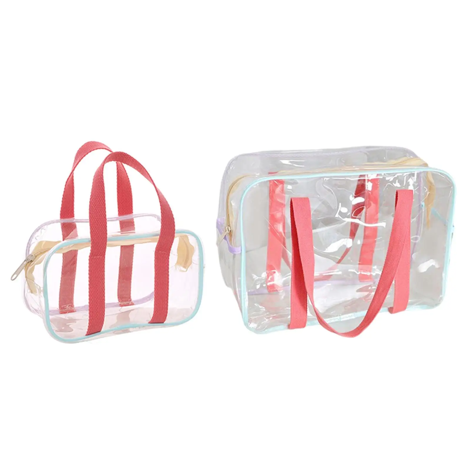 Clear Tote Bag PVC Messenger Shoulder Bag for Bathing Concerts Vacation