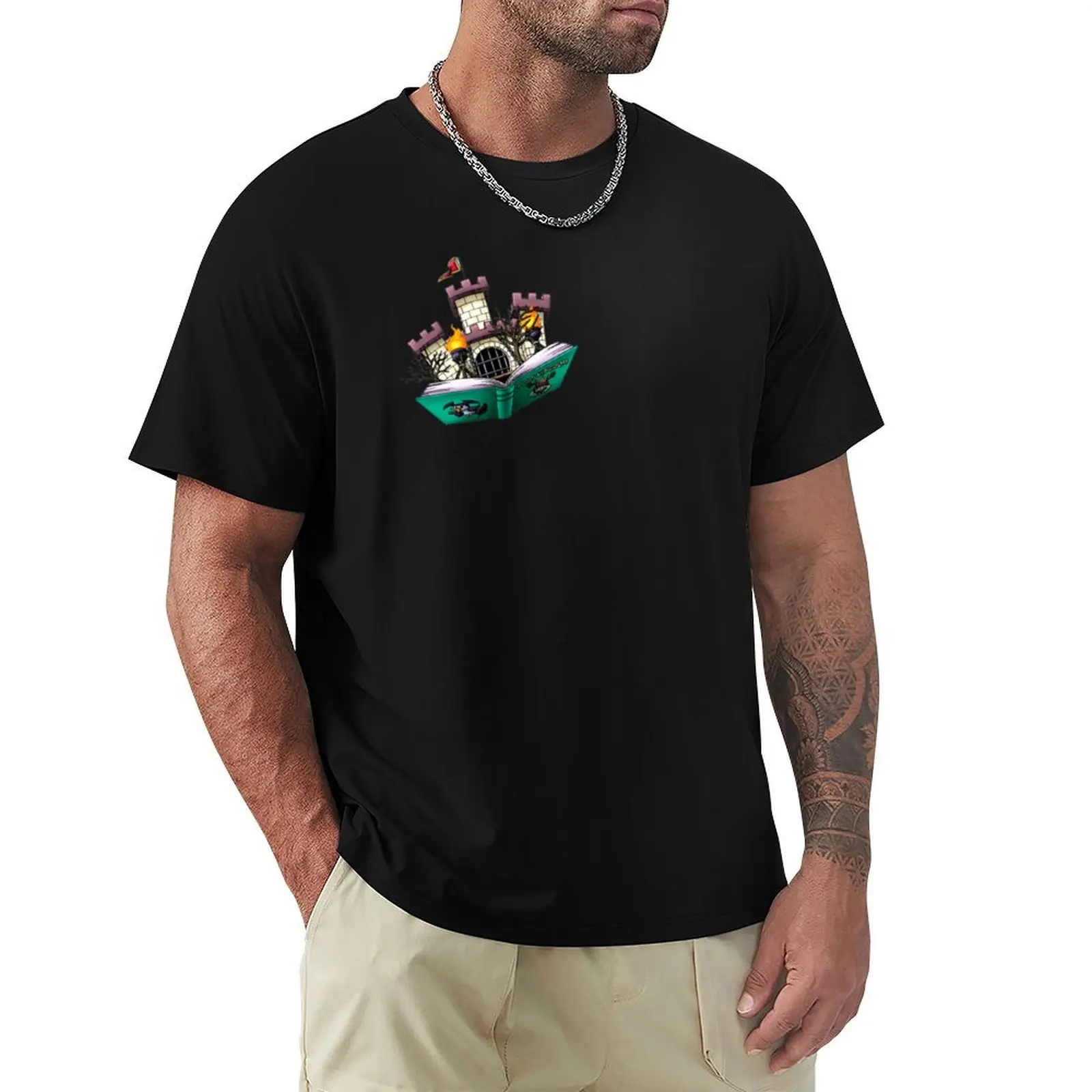 Toon Kingdom T-Shirt Basic Solid Color Short Sleeve Cotton Top