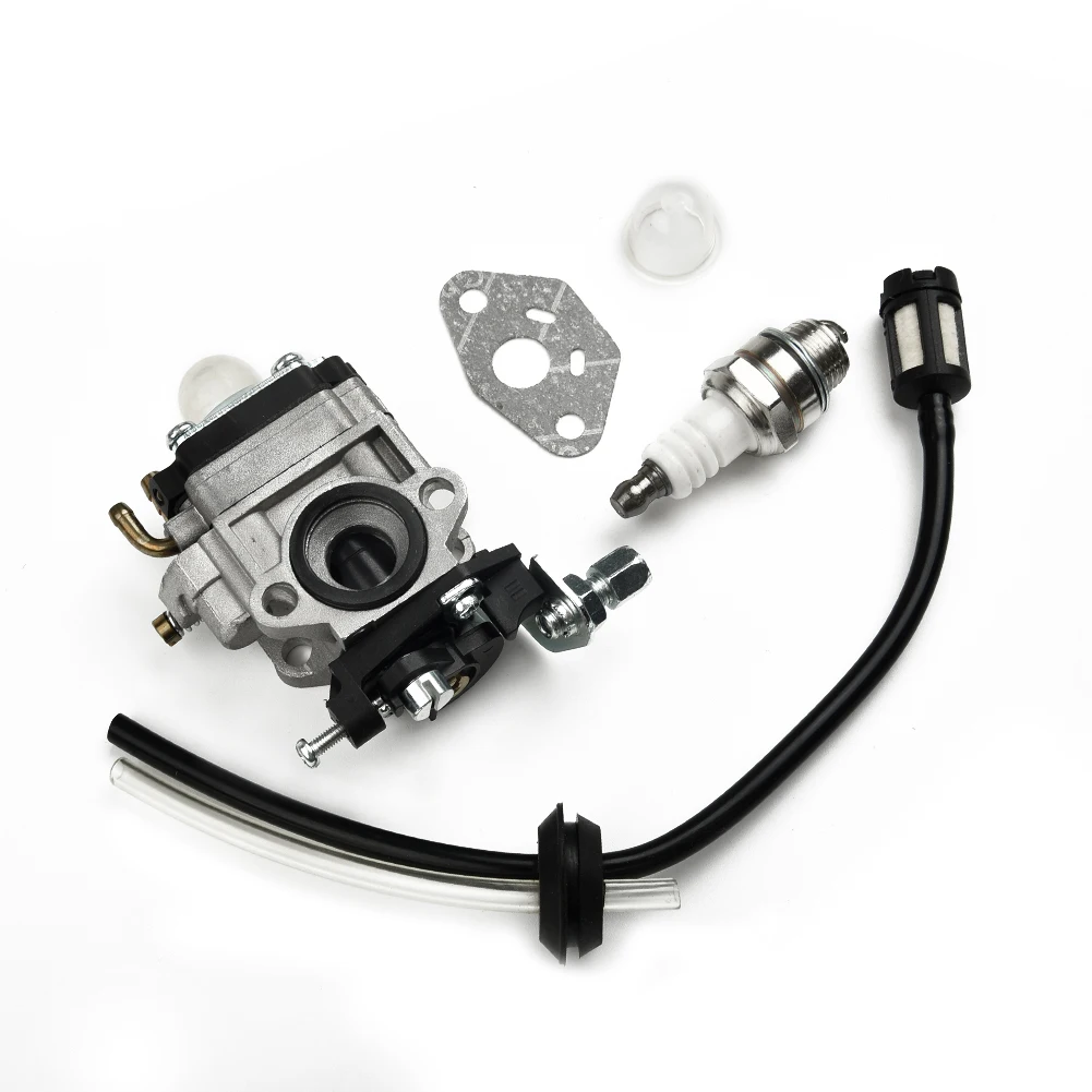 Carburetor Spark Plug Fuel Filter Hose Pump Kit Spare Parts For AL-KO Brushcutter BC410 BC 4125 4535 Grass Trimmer Tool Parts