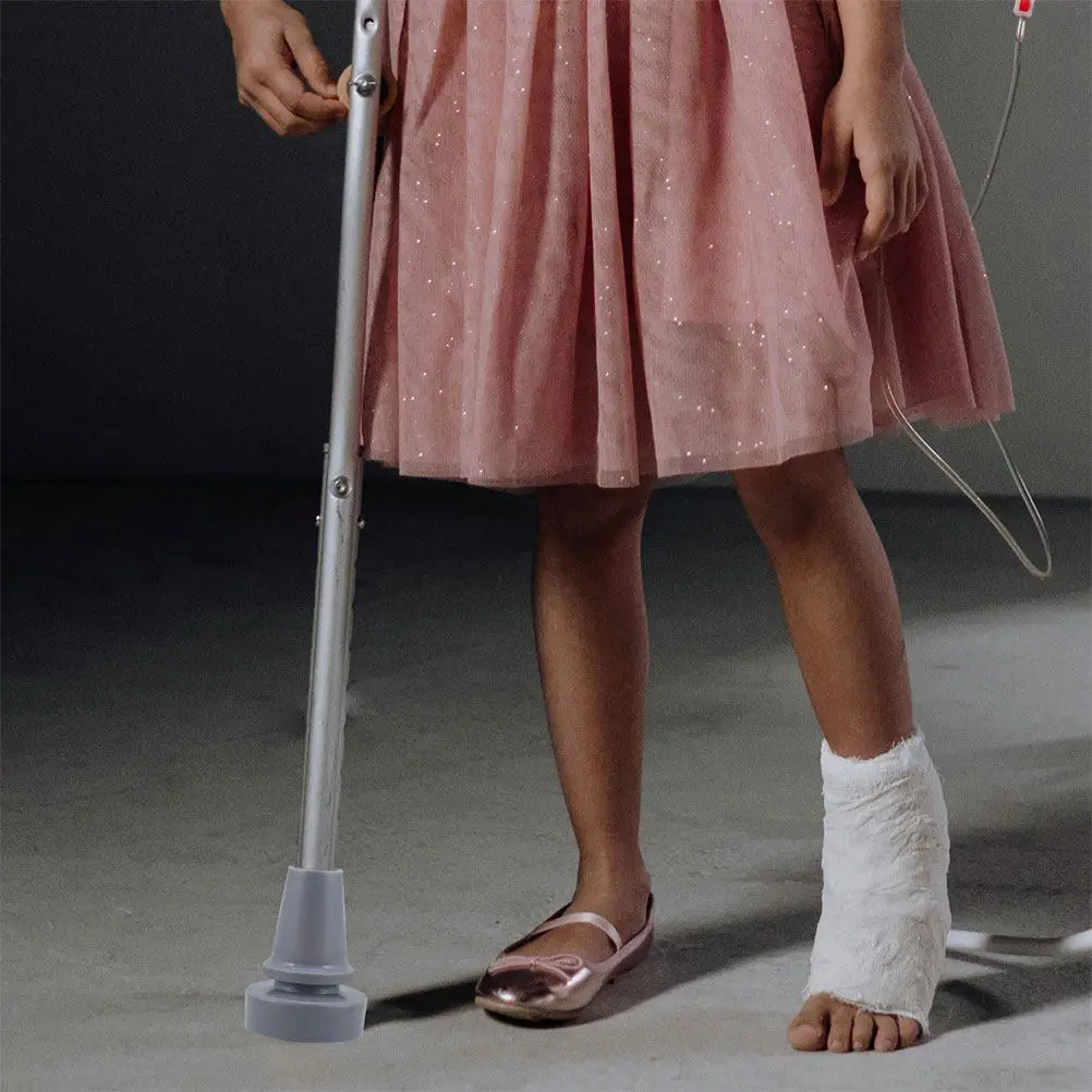 Anti Slip Plastic Cane Tips Replacement for Crutches Walking Canes Forearm Crutches Trekking Poles Enhanced Comfort