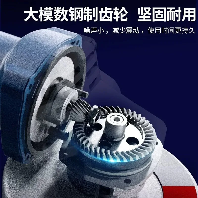 Angle grinder Large grinding and polishing machine High power electric grinding machine