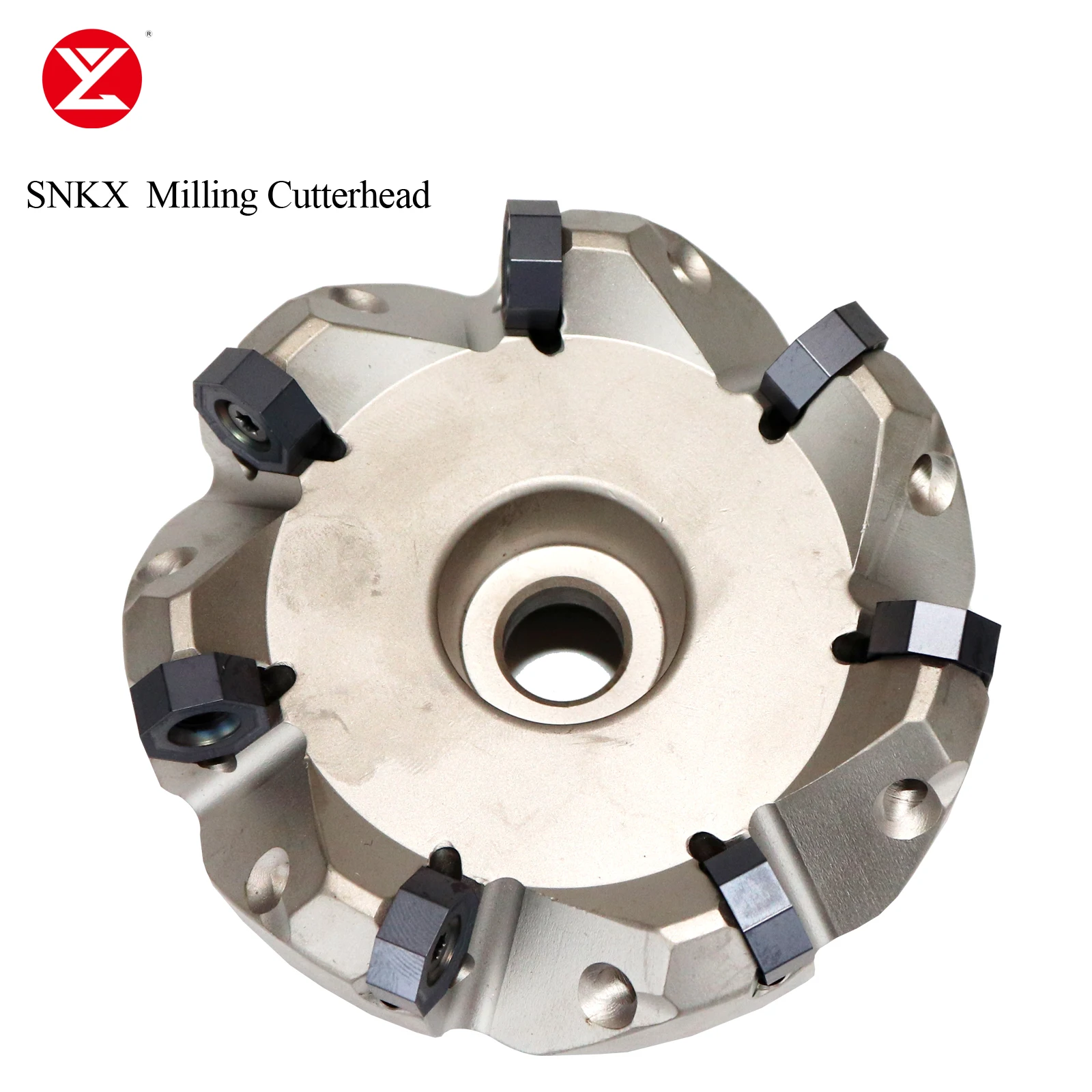 SNKX Hi-feed Milling Cutter Head 50 63 80mm is Suitable for Milling Cutter Handle of SNMU130508 ONMU050508 Inset 42CrMo Material