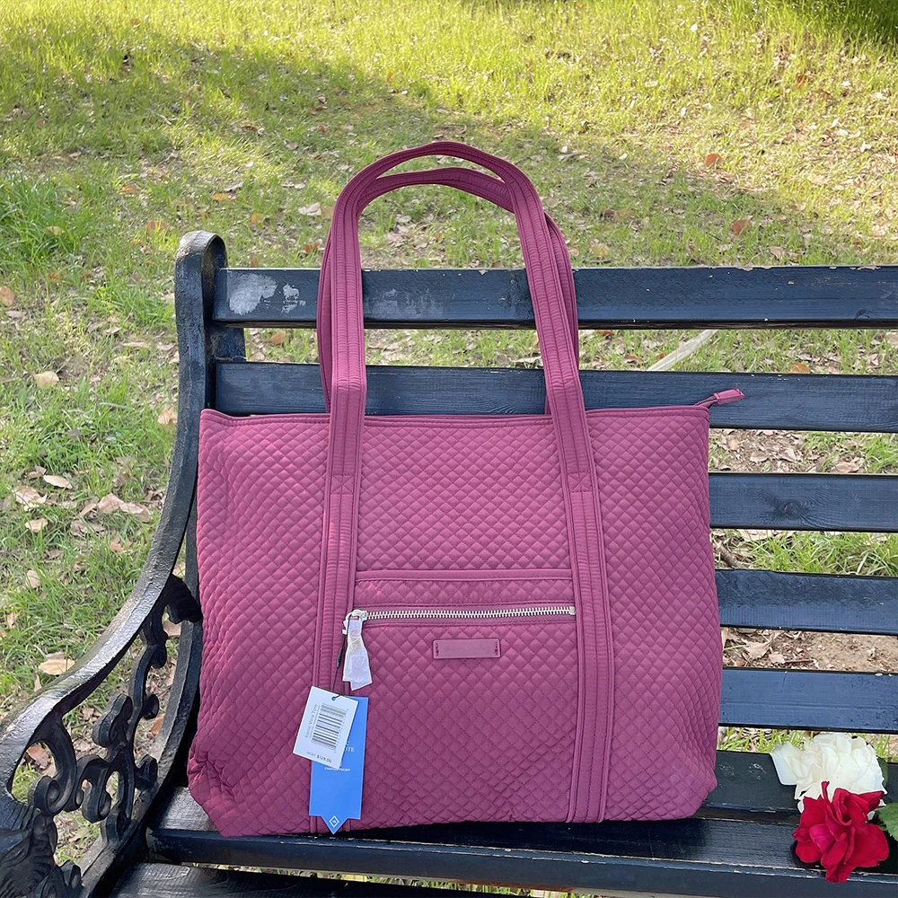 Borsa a tracolla da donna americana VB borsa a tracolla da donna in cotone con borsa leggera di grande capacità