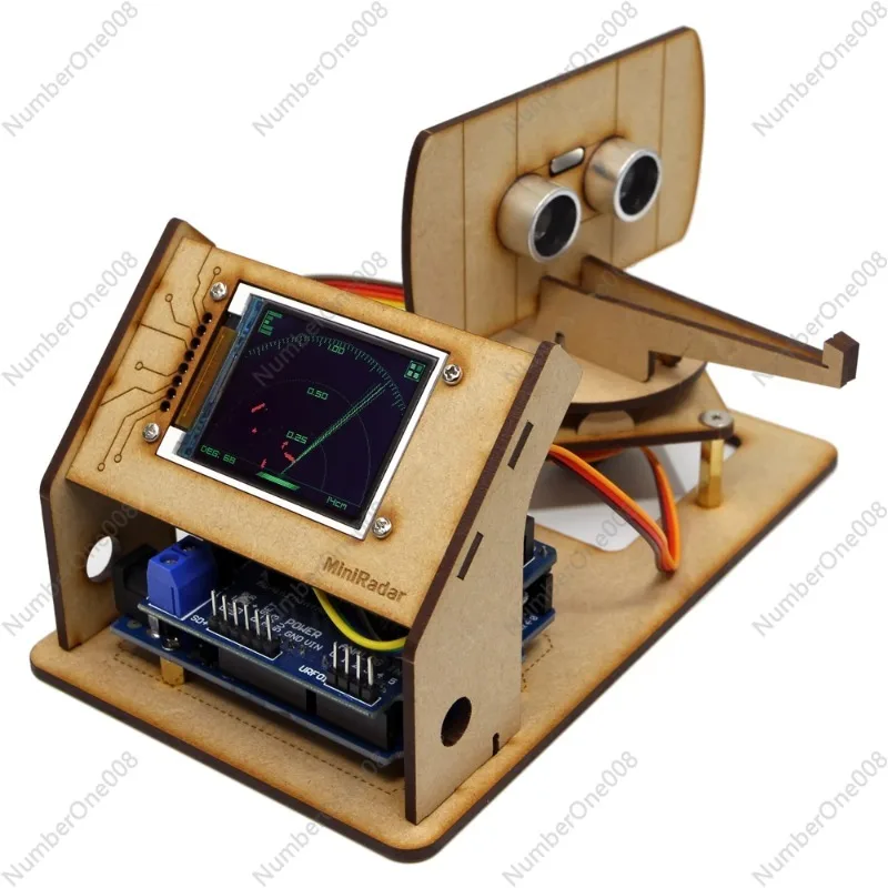 

Arduino Ultrasonic Radar Robot Car with TFT LCD Display DIY Starter Kit for STEM Education Programming Projects