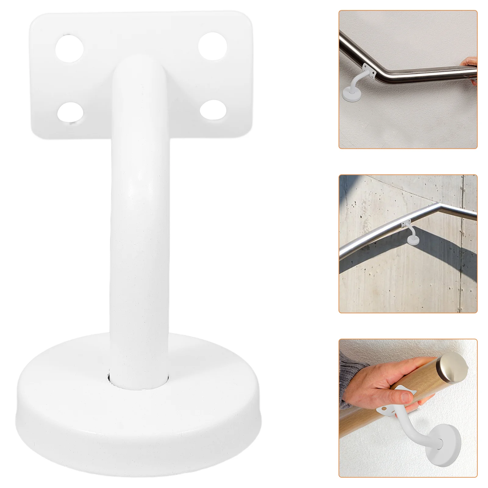 Armrest Bracket Heavy Duty Wall Mounted Stair Railing Brackets Handrail for Staircases Vinyl Railer Hardc