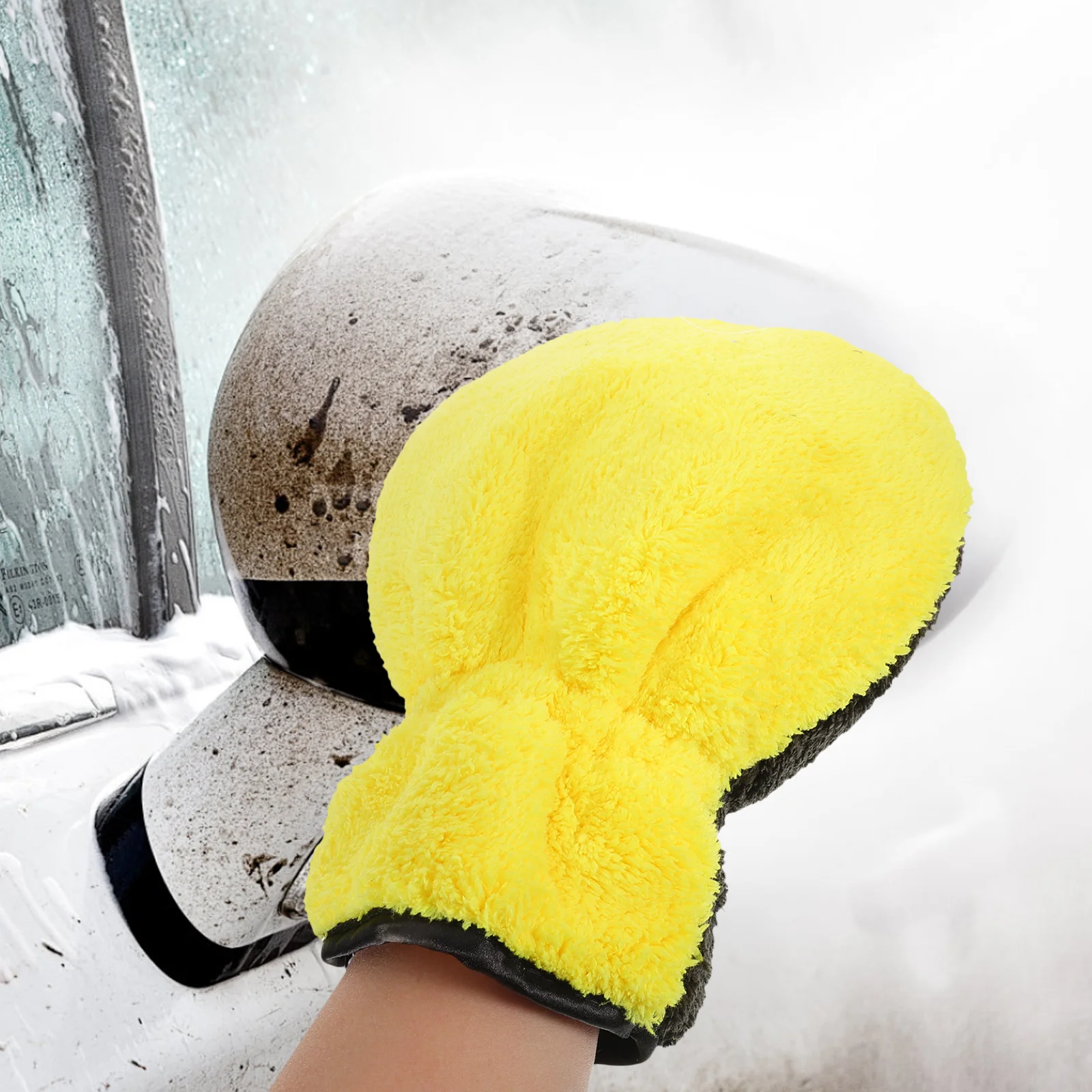 

2 шт., перчатки для мытья автомобиля, мягкие прочные перчатки, многофункциональные чистящие перчатки для купания домашних животных, мотоциклов, многоразовые мийные перчатки