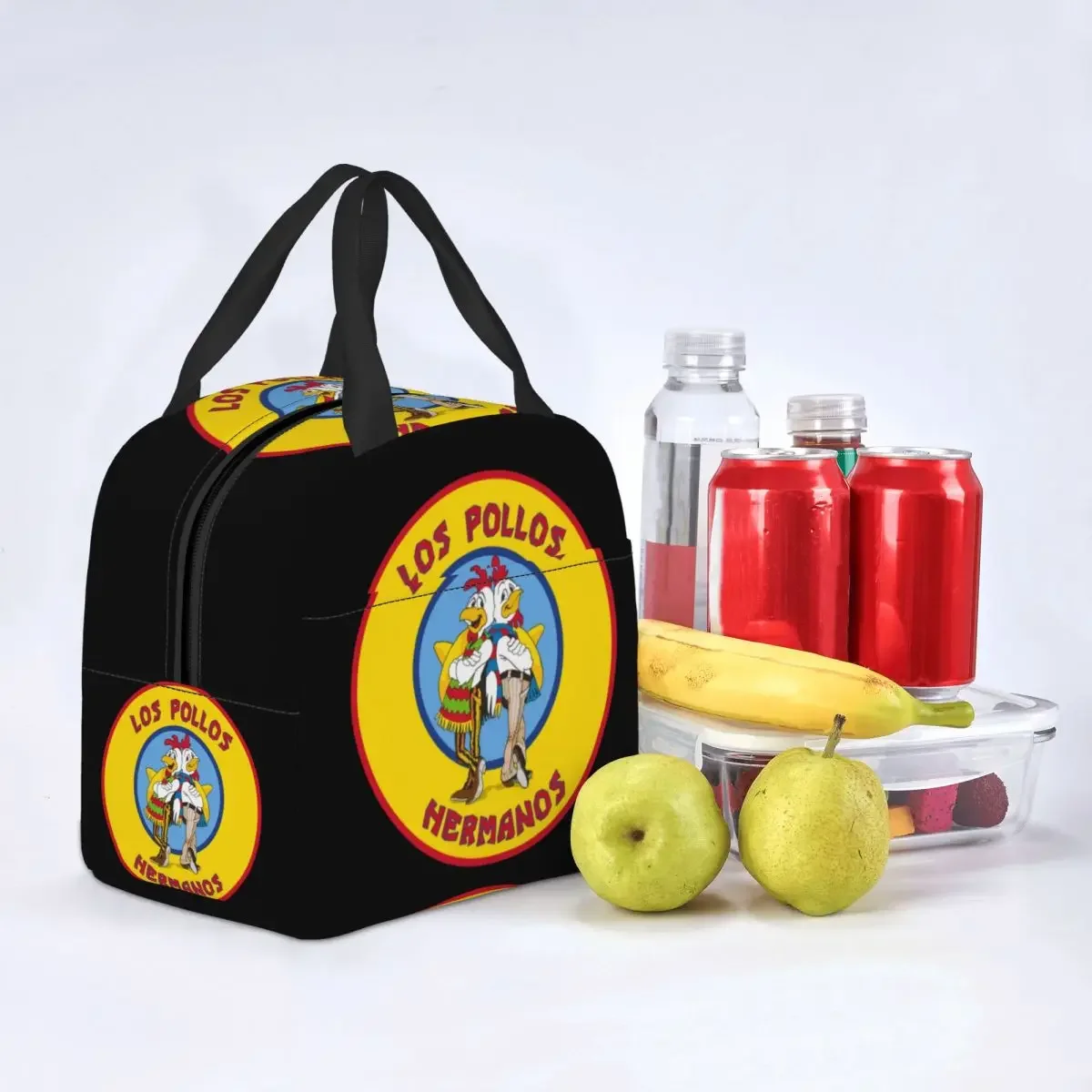 Breaking Bad Los Pollos Hermanos Lunch Box Chicken Brothers Cooler Thermal Food Insulated Lunch Bag For Women School Children