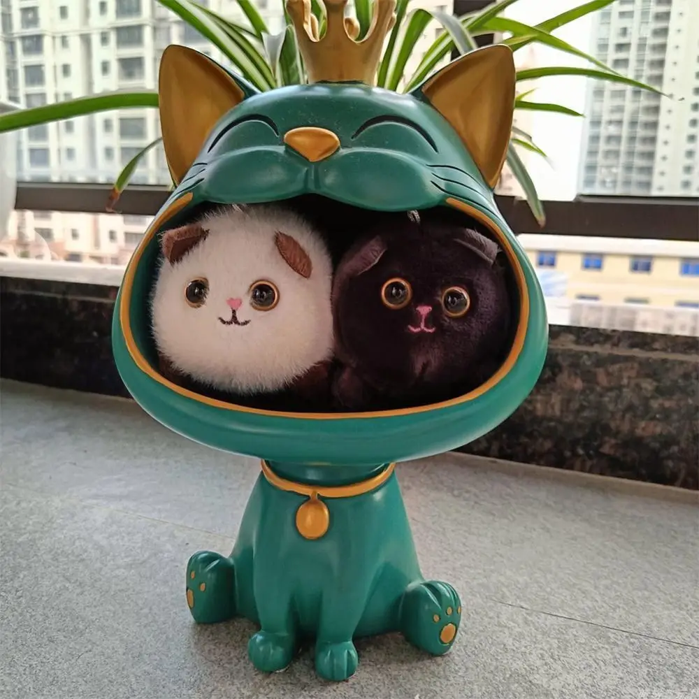 

Pendant Room Decoration Car Key Chain Cat Keychain Animal Blue Cat Pendant Cat Tail Wagging Keychain