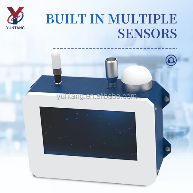Online Dust Particle Counter Suspended Particle Air Cleanliness Tester Cleanroom Level Detector