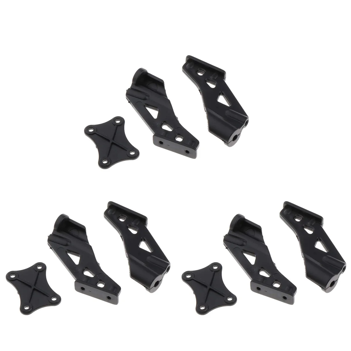 Y34A 3X 144001 1258 Tail Fixed Parts Tail Wing Firmware Fittings Set for 144001 1/14 4WD RC Car Parts