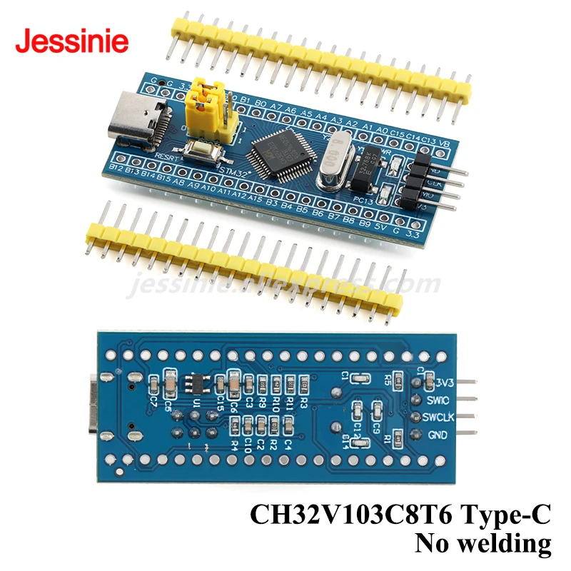 STM32F103C6T6 STM32F103C8T6 APM32F103C8T6 CH32F103C8T6 CH32V103C8T6 GD32F103C8T6 für Arduino Micro/Typ-C Entwicklungsboard