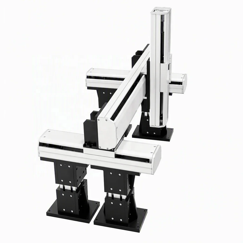 3-axis Aluminum Gear-Driven Stage Motor/Engine Engraving Machine Gantry System Linear Robot  Motion System 0.02mm Accuracy