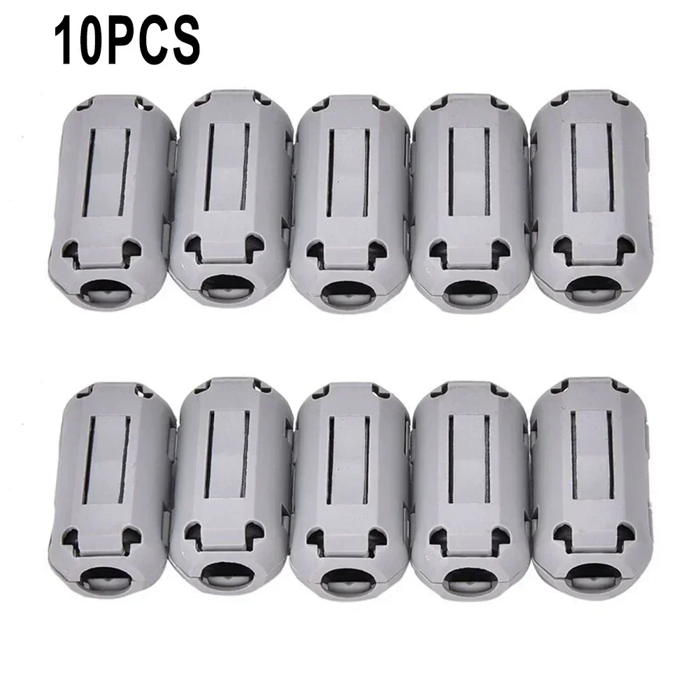 10/5Pc 3.5mm-13mm TDK Ferrite Core Choke Clip Noise Suppressor Filter Ring Cable Clamp RFI For Audio Video Cables Power Cord