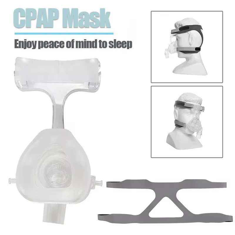

Auto CPAP носовая маска силиконовый респиратор размер S/M/L с регулируемым ремешком для головного убора повязка на голову для апноэ во сне против храпа