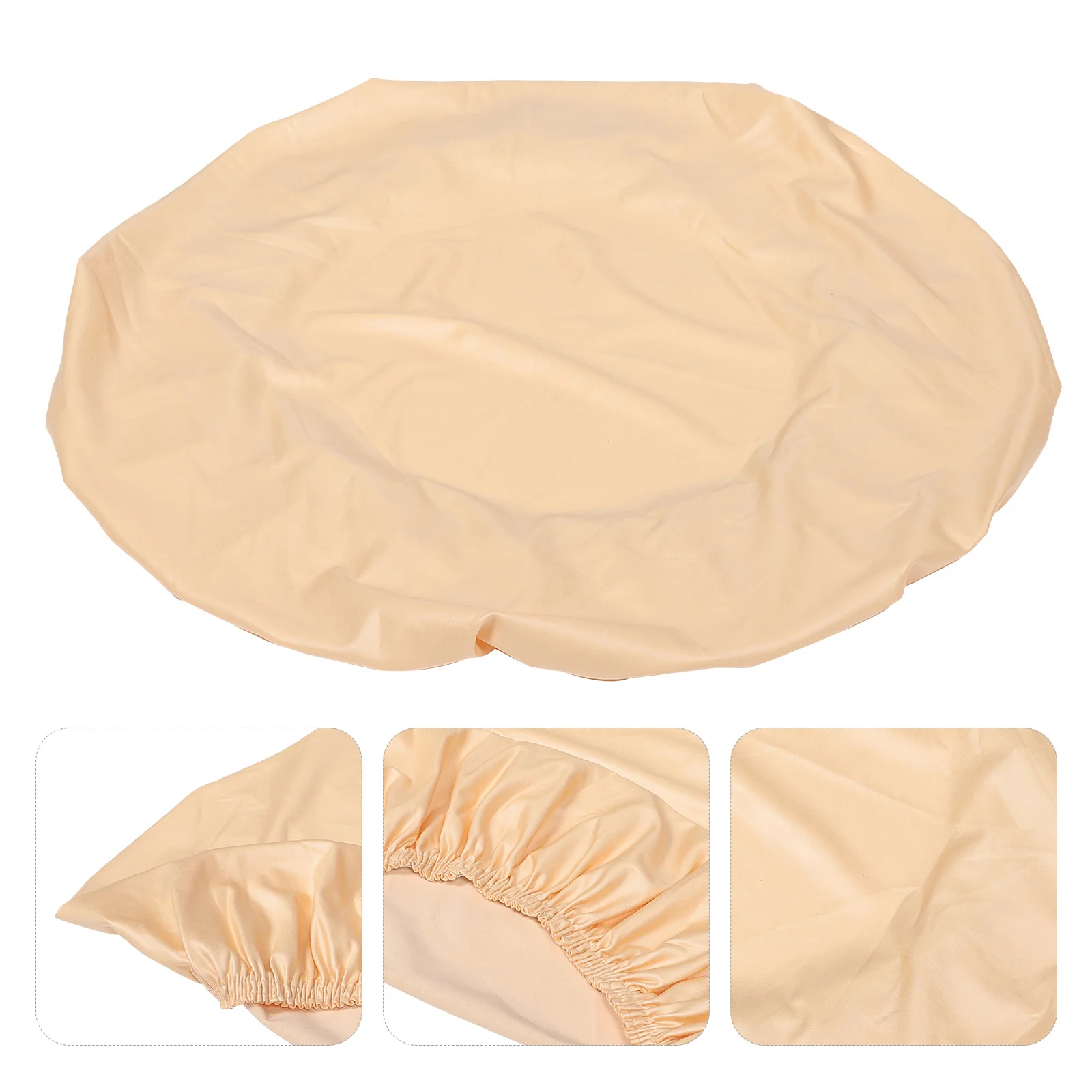 Elastic Round Tablecloth Stretch Cover for Dining Table Home Decorative Cloth with Premium Quality Fabric Suitable for Indoor