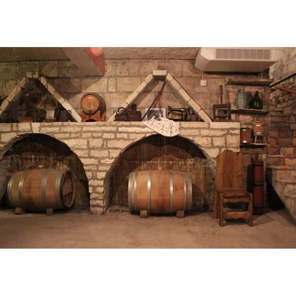 Wine Cellar Backdrop Barrel Vintage Cask Wooden Board Storage Celebration Party Background Adults Photo Protrais Artistic Studio