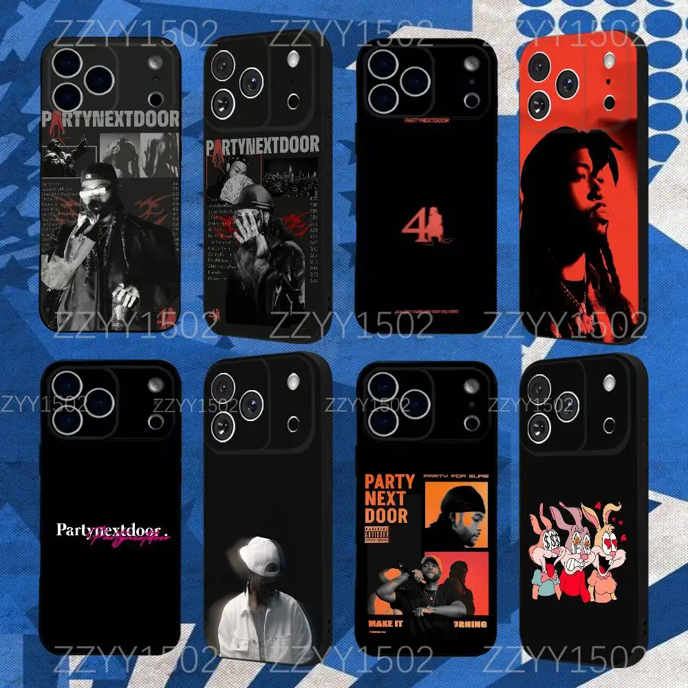 Чехол для телефона P-PartyNextDoor 4 SSS4U для iPhone 17,16,15,14,13,12, Pro,Max,Plus,E,SE4,Air,Mini Black Funda Shell