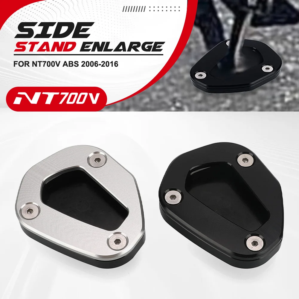 

NT 700 V DEAUVILLE Kickstand Foot Side Stand Enlarger Plate Pad Extension Pad Support For Honda NT700V ABS 2006-2014 2015 2016