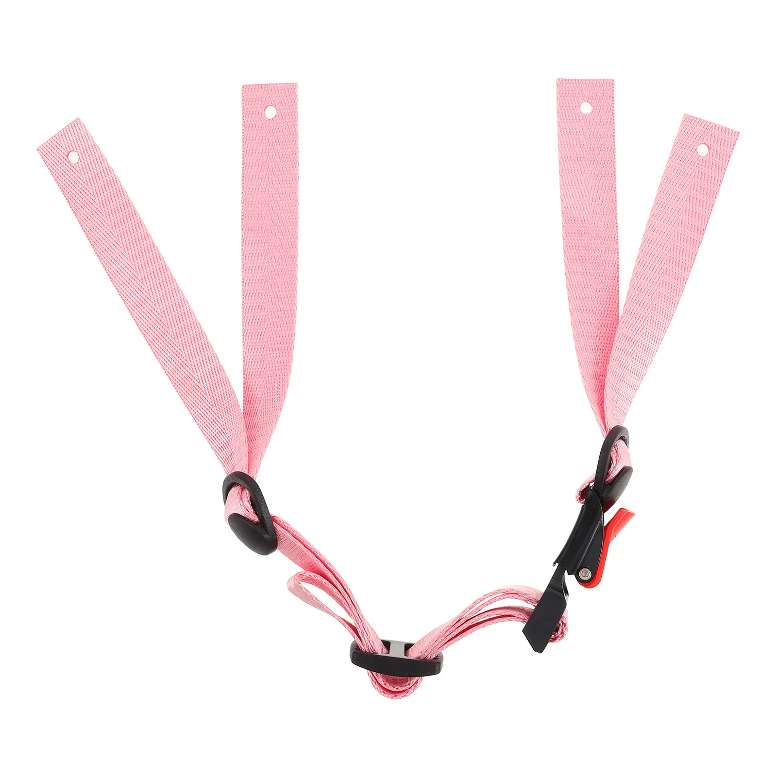 Adjustable Pink Hard Hat Chin Straps Y-Shaped Safety Replacement for Construction Secure Fit Durable Elastic Strap