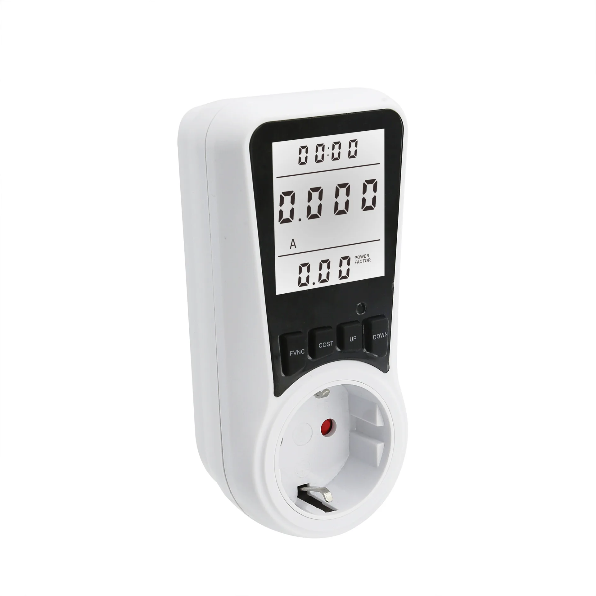 Imagem -05 - Wattmeter Digital 220v ac Medidor de Energia Elétrica Consumo de Energia Medidor de Energia Plugue da ue Quilowatt Potência Medidor de Eletricidade