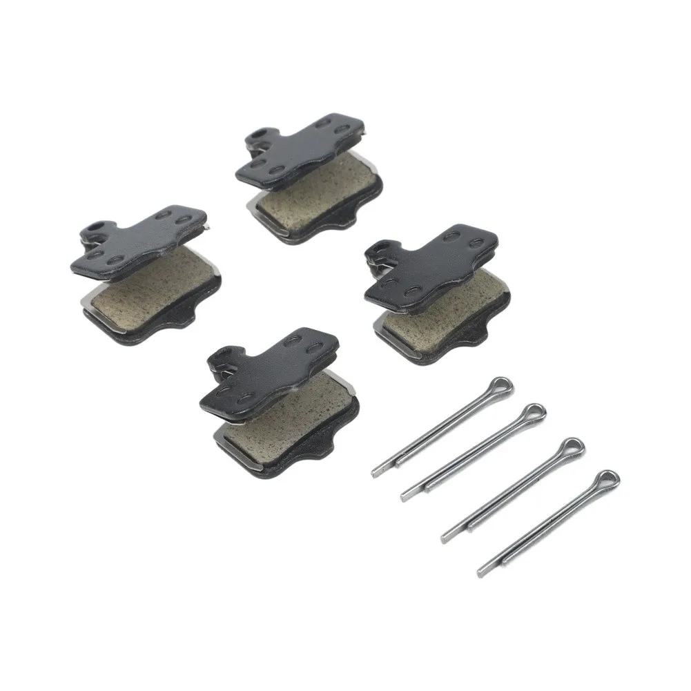 4 pairs SemiMetal Disc Brake Pads for MTB Bikes Compatible with For SRAM For Elixir with Enhanced Heat and Wear Resistance