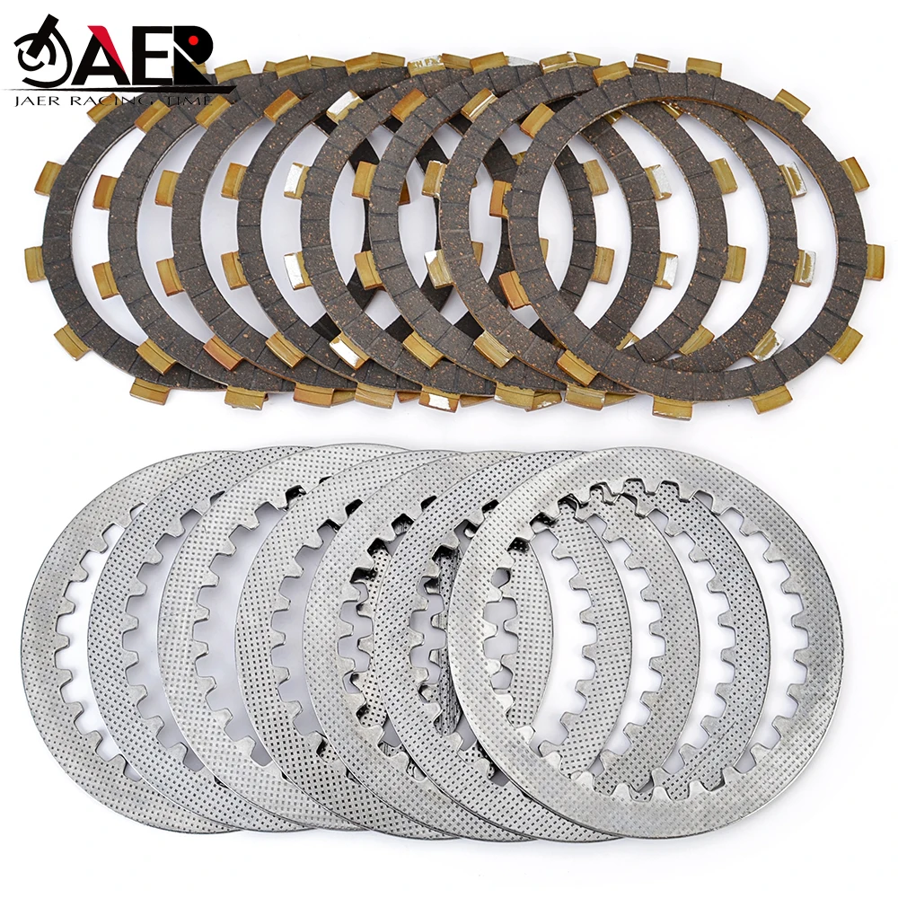 

Clutch Friction Plates and Steel Plates Disc Kit for Yamaha FZX750 FZ750 Genesis FZ700 FZ700T/TC 31A-16325-00 5Y1-16331-01