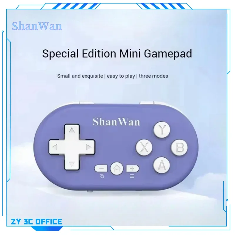 ShanWan Lightweight Mini Wireless Bluetooth Collectible Game Controller Portable Multi Platform Wireless Connectivity Gamepad