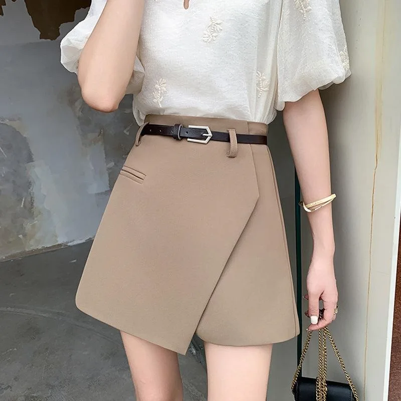 

Asymmetric Suit Skirt Irregular Design Women's Premium Fashion Spring Collection Neutral Waistline Other Fabric Other Process