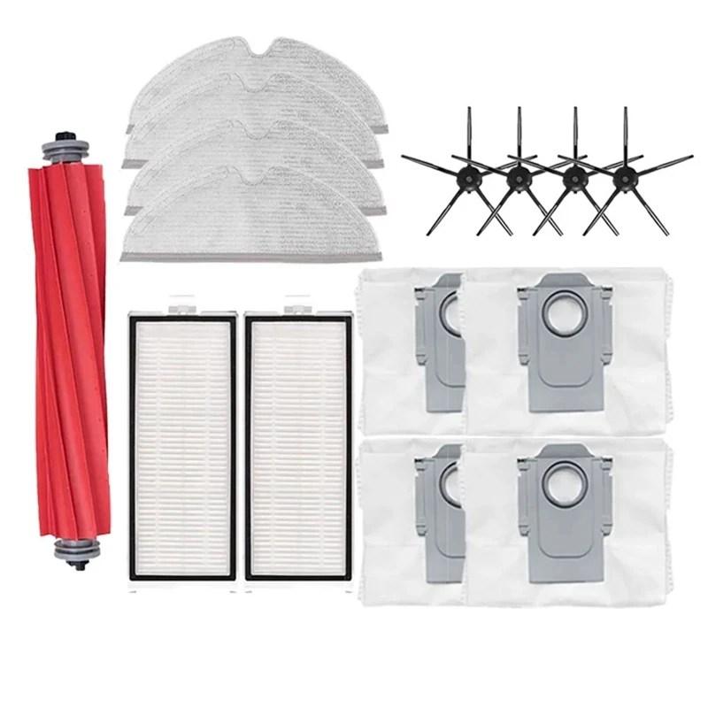 For Roborock Q7 Max Dust Bag Hepa Filter Parts Q7 Max+ / T8 Mop Cloth Robot Vacuum Cleaner Replacement Parts Accessories