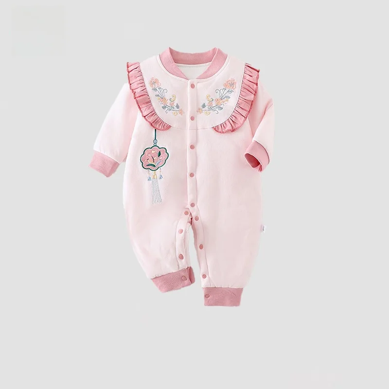 

Pure Cotton Long Sve Baby Rer Thiened Autumn Winter Clothes for Babies High Aesthetic Value Clothes for Babies