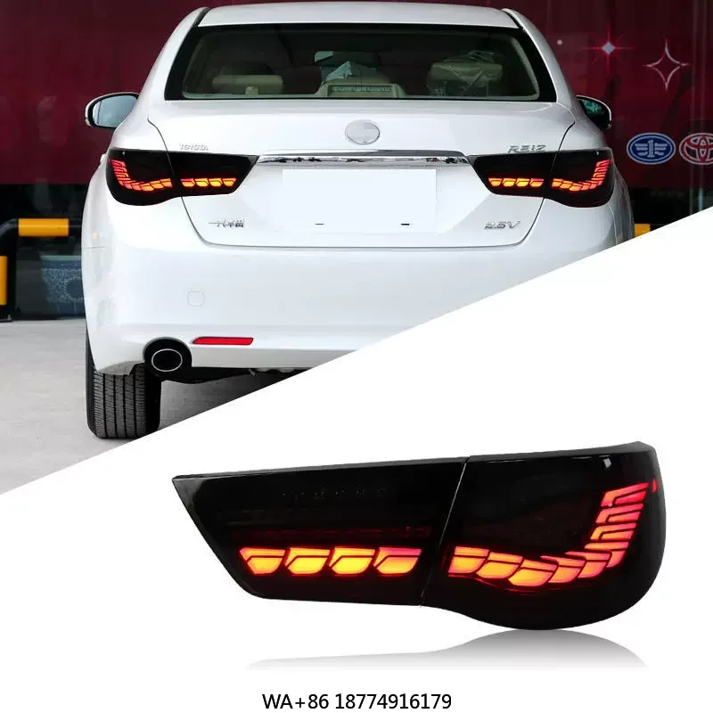 

Подходит для 10-17 Reiz Mark X: Модифицированные задние фонари с LED-подсветкой «Драконья чешуя» для ходовых огней и указателей поворота