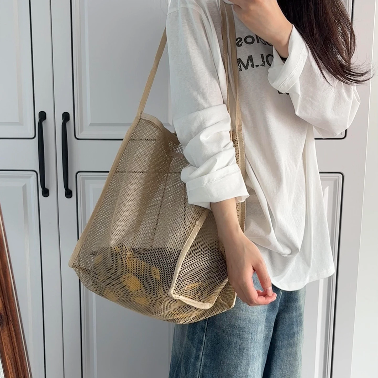 Swimming Storage Bag Dry Wet Separation Fitness Sports Shopping Bag Beach Bag 2025 New Lightweight Large Capacity Shoulder Bag