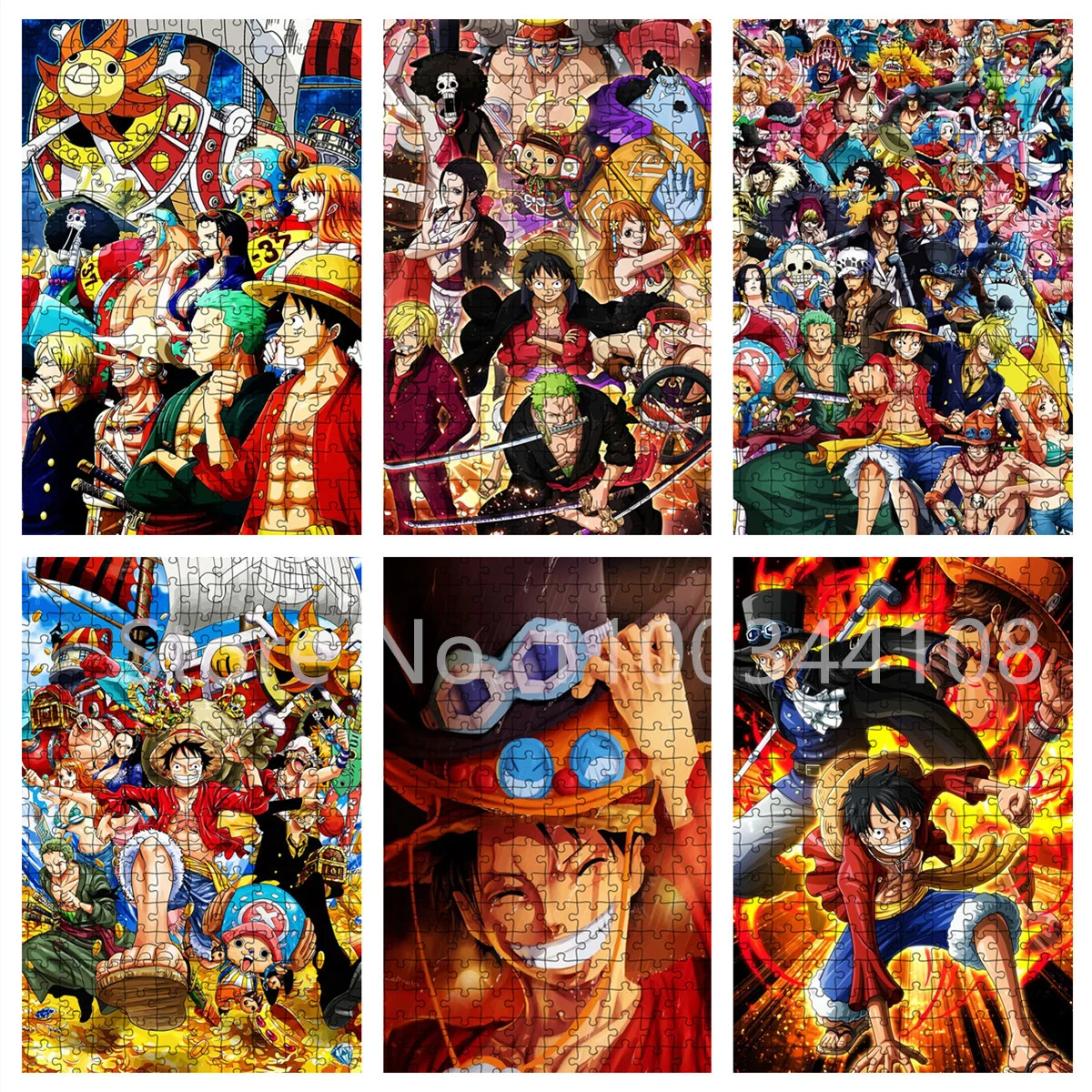 300/500/1000 sztuk Puzzle jednoczęściowe japońskie postacie z anime Puzzle dla dorosłych zabawki edukacyjne dla dzieci fajne gry