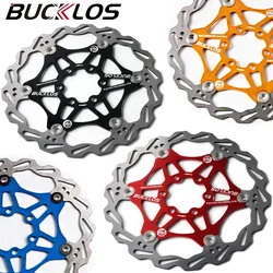 BUCKLOS Bike Rotor 160mm 180mm 203mm MTB Road Bicycle Disc Brake Floating Rotors Efficient Cooling Discs Cycling Accessories