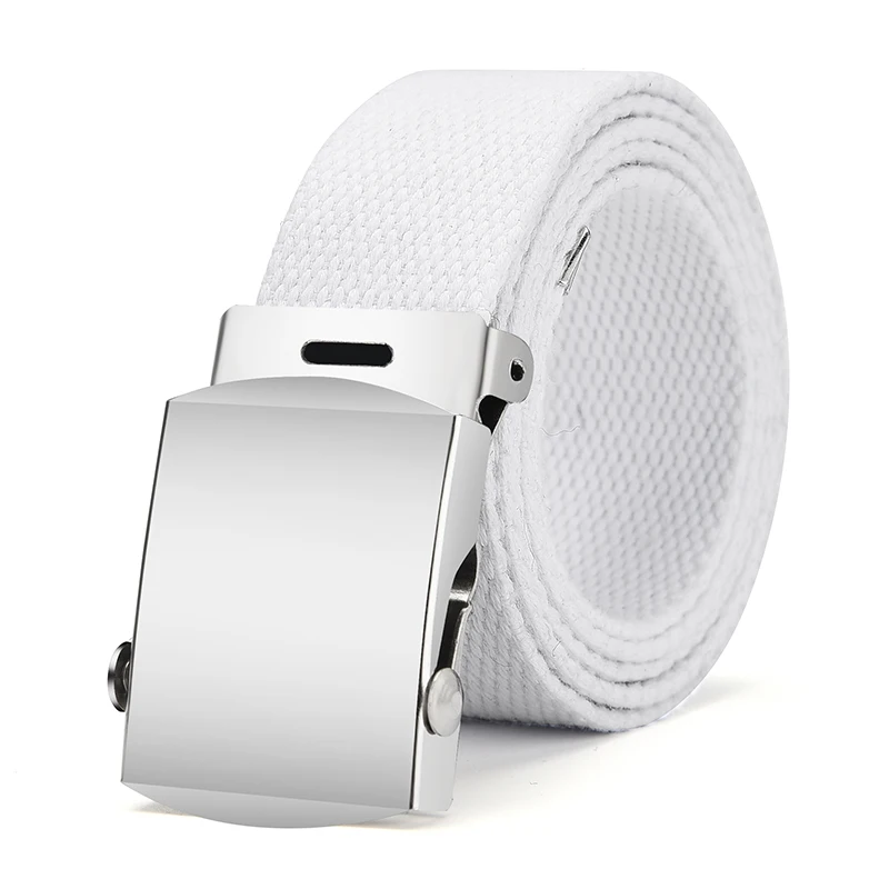 1Pcs Neue Mode Unisex Taktische Taille Gürtel Jeans Männlichen Casual Männer Frauen Gürtel Leinwand 3,0 cm Gurtband Bund ceinture Femme Gürtel – Detail 4