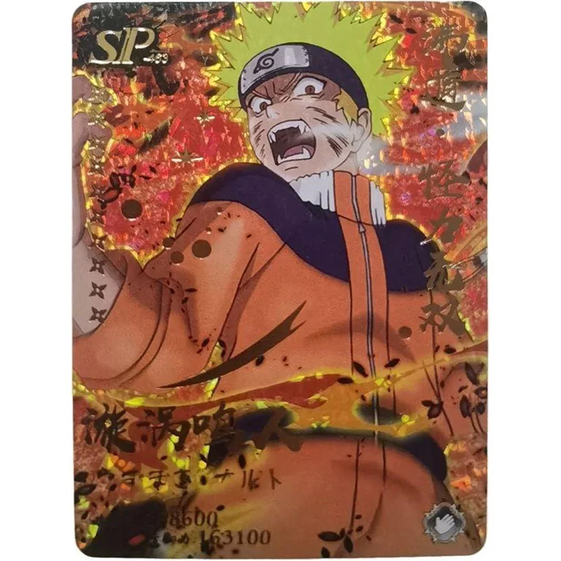 Anime NARUTO Rare SP SSP Refraction Foil Hyuga Hinata Haruno Sakura Sasuke Toys for boys Collectible Cards Birthday Present