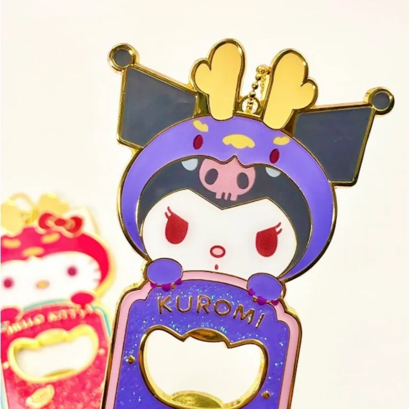 Kawaii سانريو Y ميلودي فتاحة الزجاجات كورومي أنيمي المغناطيسي المحمولة شماعات لطيف الثلاجة ملصق فتاة مهرجان هدية #3