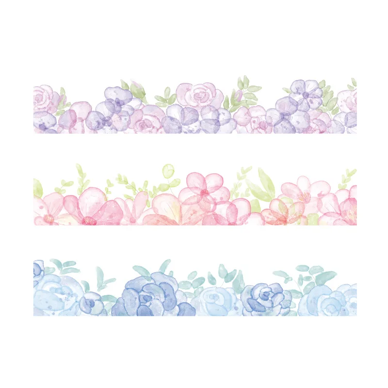 10 قطعة/الوحدة أشرطة لاصقة الزخرفية الملونة زهرة البحر الزخرفية سكرابوكينغ ملصقات الحيوانات الأليفة اليابانية #1