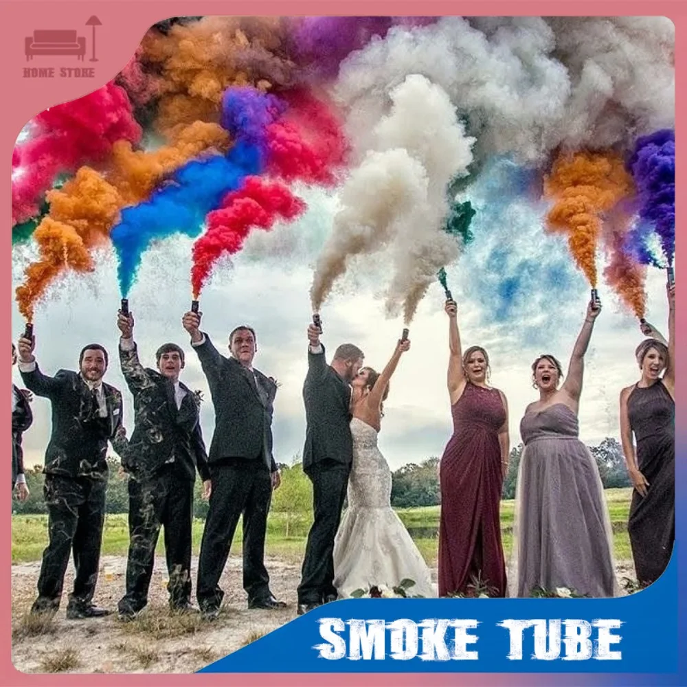 

3Pcs Colorful Smoke Stick Handheld Smokes Stage Studio Wedding Fog Smoke-Stick-Prop Atmosphere Party Decoration Photography Use