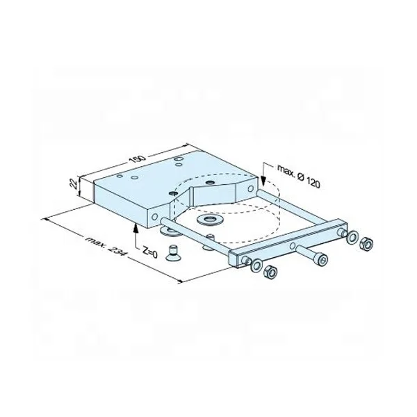 HPEDM precisie gereedschapsonderdelen PalletSet W Prismahouder armatuur bankschroef ER-031179 voor draadvonken snijmachine