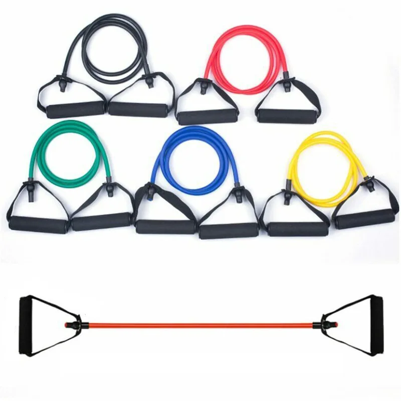 

High Strength TPE Yoga Rope One-Word Puller Strength Training Fitness Tube High Ductility