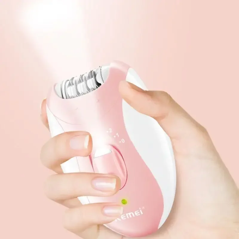 Kemei Women Electric Epilator Two Speed Rechargeable Hair Remover Waterproof Women' Shaver For Legs ,Bikini Area KM-189B