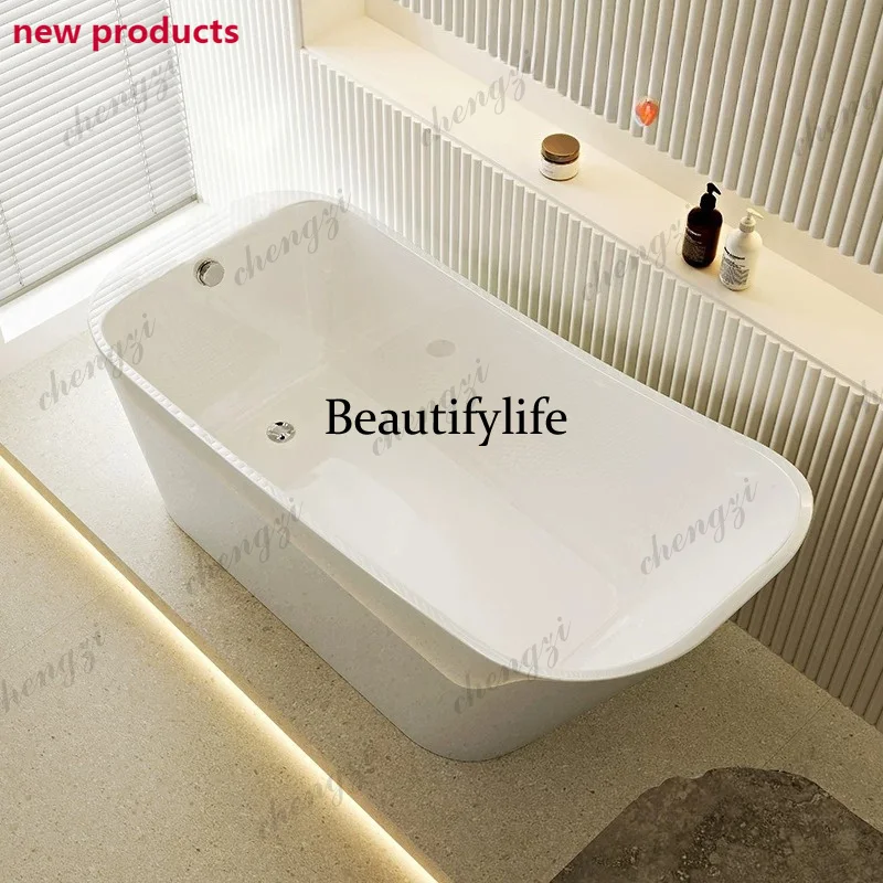 a68Bathroom Concubine Cylinder B & B Hotel Bathtub Detached bathroom Deep bath Non-slip