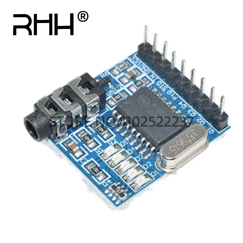 XD-61 MT8870 DTMF Voice Decoding Module Phone Module Speech Decoding Voice Board Module LED Indicators With Pins