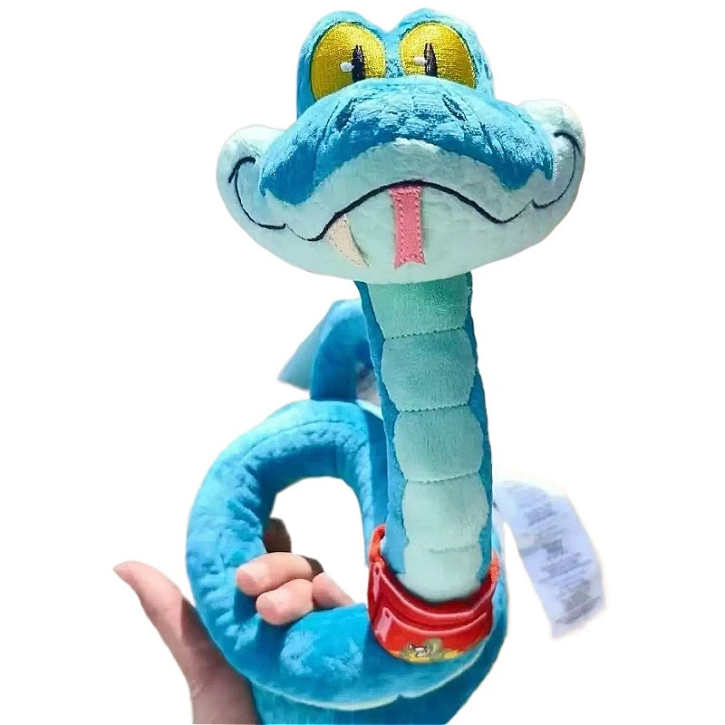 55 см Zootopia Disney Kawaii Gary Blue Snake Забавная милая синяя змея плюшевая кукла щепоткая игрушка брелок мягкие куклы подарок на день рождения