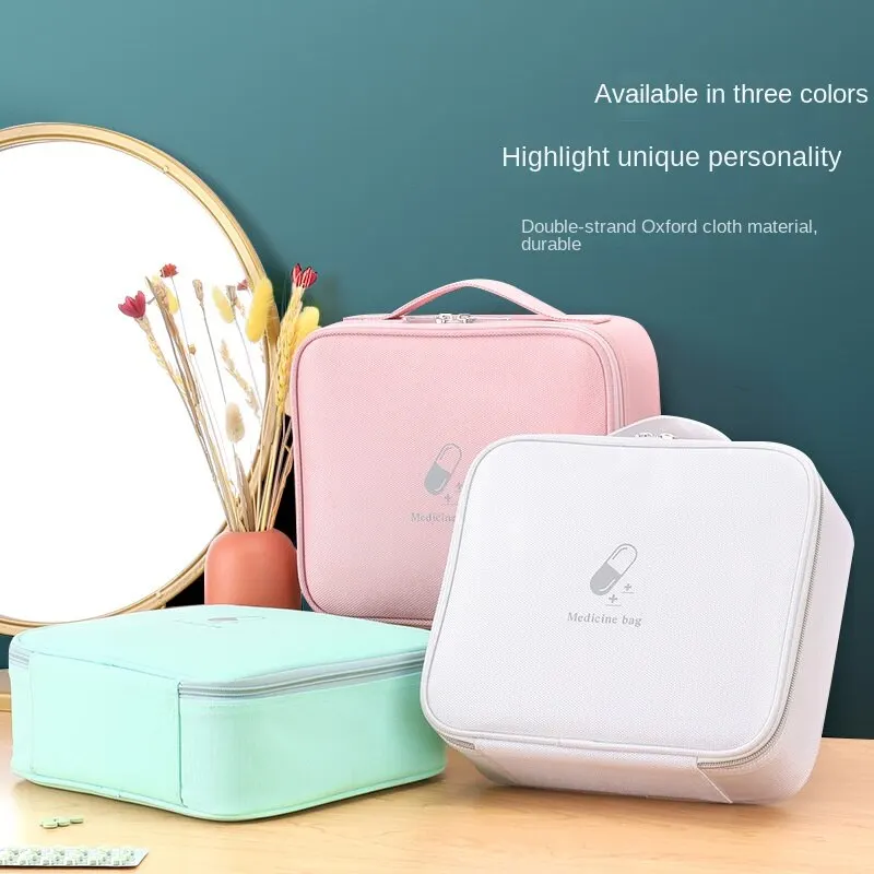 

HOUSEHOLD большая вместительная аптечка для путешествий на открытом воздухе портативная портативная сумка для хранения лекарств аптечка тканевая аптечка