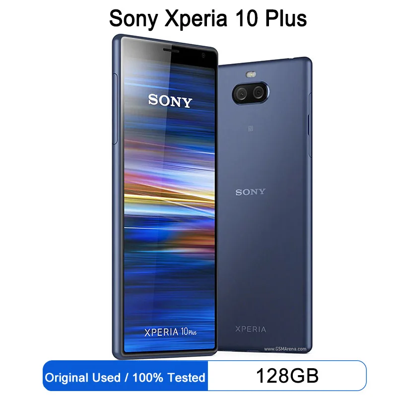 هاتف Sony Xperia 10 Plus X10P 1SIM/2SIM I4293 4G LTE هاتف محمول 6.5 بوصة IPS LCD 4G RAM 64GB ROM Snapdragon ثماني النواة أندرويد هاتف محمول