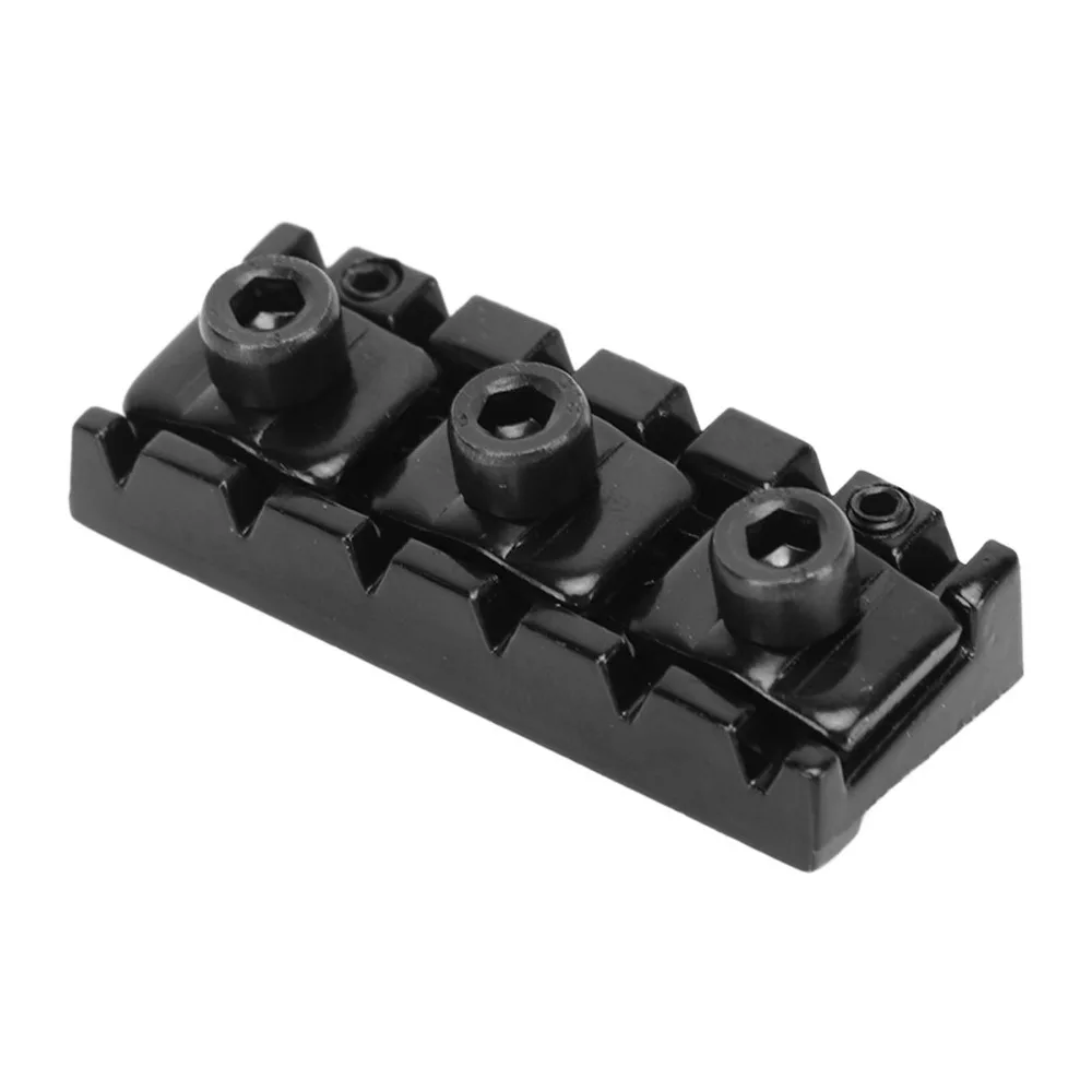 Professional Black String Locking Nut Metal Electric Guitar Locking Nut Guitar String Locking Nut For Electric Guitar