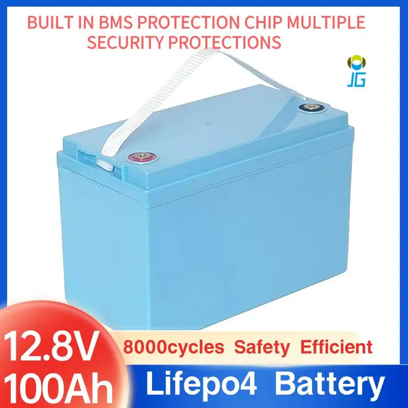 

Литиевая батарея LiFePO4 12 В, 100 Ач с BMS 100 А, идеально подходит для автофургонов, гольф-каров, солнечной энергосистемы, троллингового двигателя, лодок, солнечной энергии